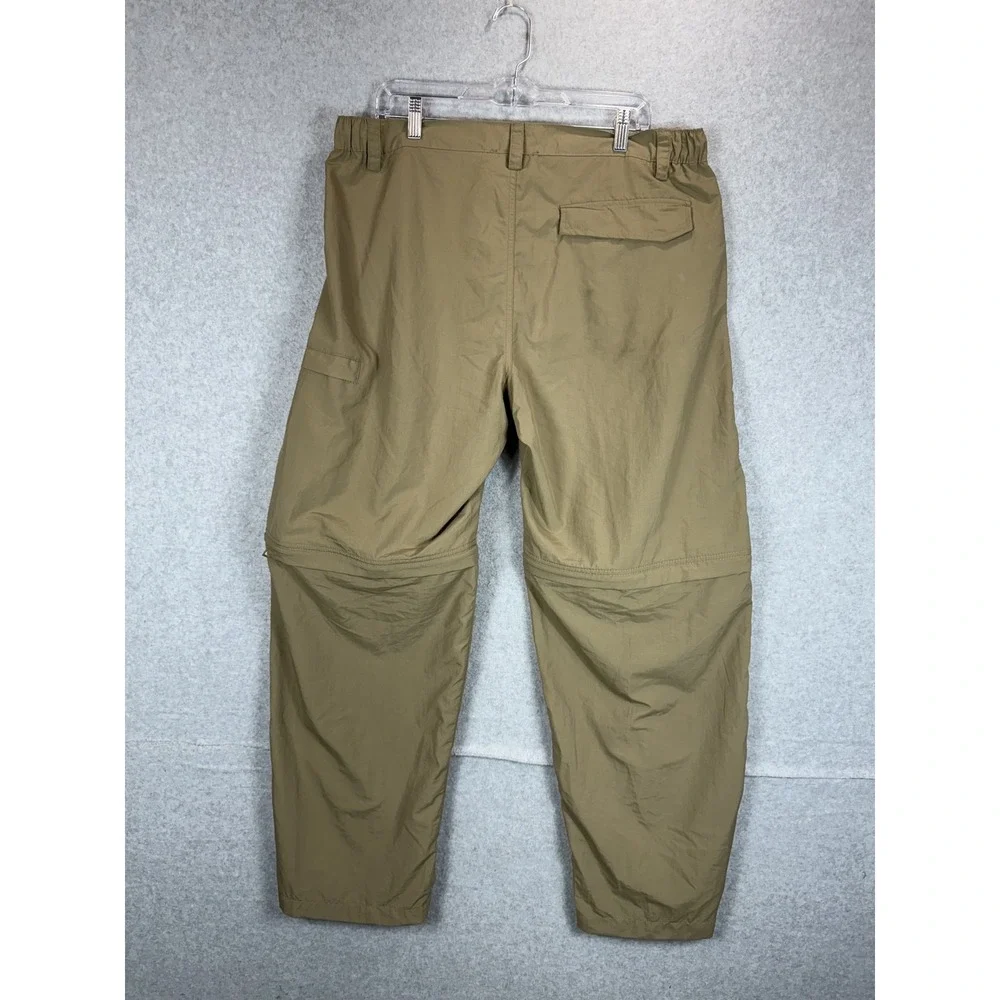 White‎ Sierra Convertible Pants Mens XL Zip Off Hiking Outdoor Nylon Lightweight